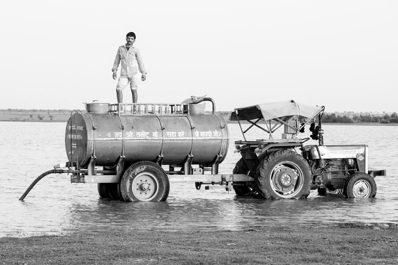 Home delivery of water on tractor for a service charge as an adaptation to rural water challenge in Jaisalmer district, Rajasthan